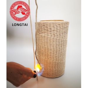 OI 28 Low Smoke Halogen Free Twisted Yellow FR PP Filler Yarn 125000D Flame