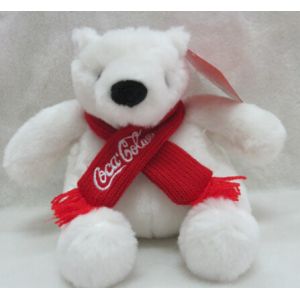 Wholesale Coca Cola Bear Polar Bear Plush Toys from china suppliers