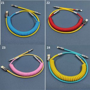 Sectional Type Keyboard USB Type-C Cable Audio Connector Coupling For Mechanical