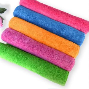 OEM Antibacterial Microfiber Wet And Dry Using Household Cleaning Towel