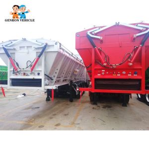 Genron 60T 4 Axle Grain Aluminum Dump Semi Trailers