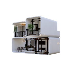 Modern Luxury Steel Frame Apple Cabin House Tiny House Home stay for living