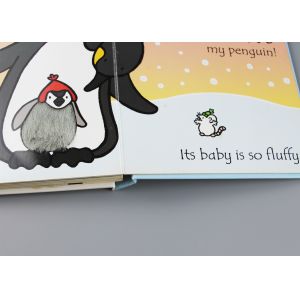 Hardcover Personalized Board Books , Multicolor Baby Board Book Gray Board