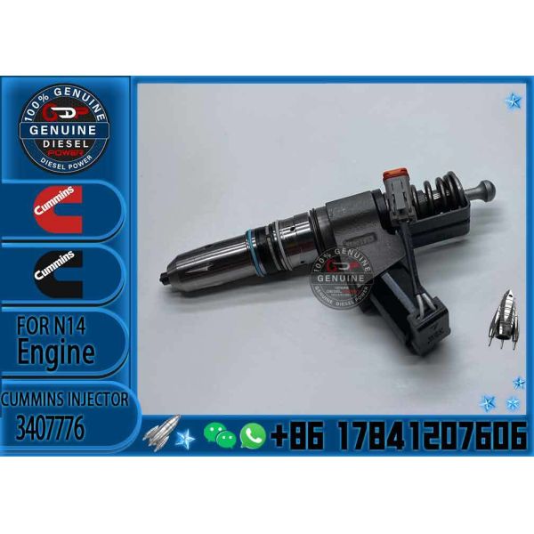 Common Rail Fuel Injector 3407776 3087807 3411385 341176 3409975 for Cummins QSN14 N14 Engine Excavator Parts