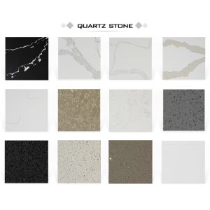 Factory White Artificial Quartz Stone Countertop Sheet Slabs Engineered
