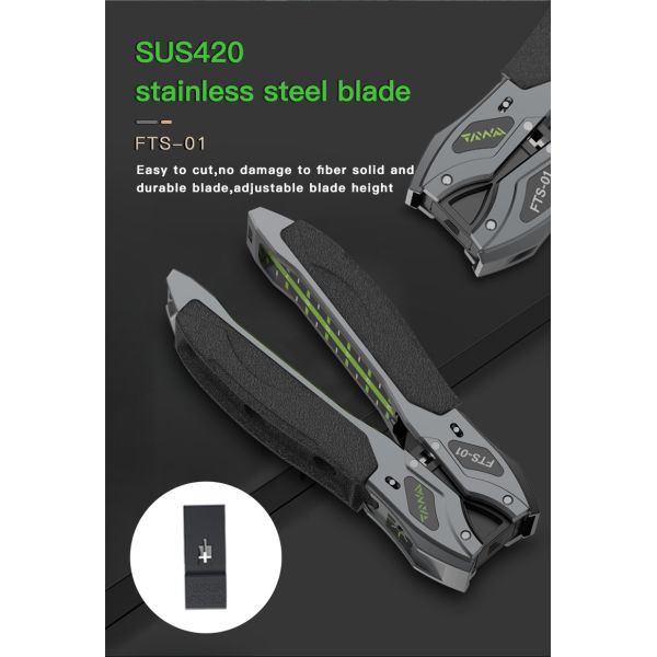 FTS-01 Drop Cable Stripper Flat Cable Stripper Fiber Optic Wire Cutting Machine