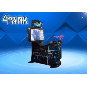 Ultra Fire Power Light Gun Rail Shooting Arcade Machines With 3 Games 42 Inches