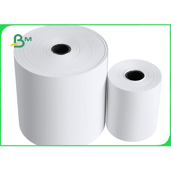 55gsm Cash Register Printer Paper For Supermarket Good Tightness 57 x 50mm