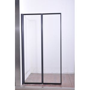 China black   Sliding 6mm Tempered Glass Shower Door 1200X1950mm on sale
