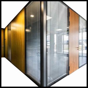 Demountable Clear Glazed Glass Partition Wall For Office 12mm