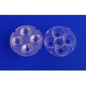 25 Degree 4 In 1 PMMA SMD LED Lens Array For LED Spot Lighting