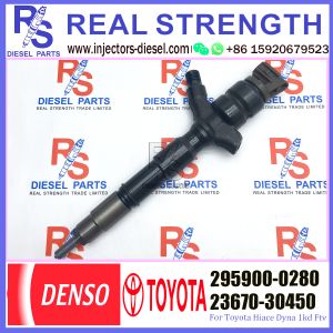 Common rail fuel injector for Hilux 2KD 295900-0280 / 295900-0210 / 23670-30450