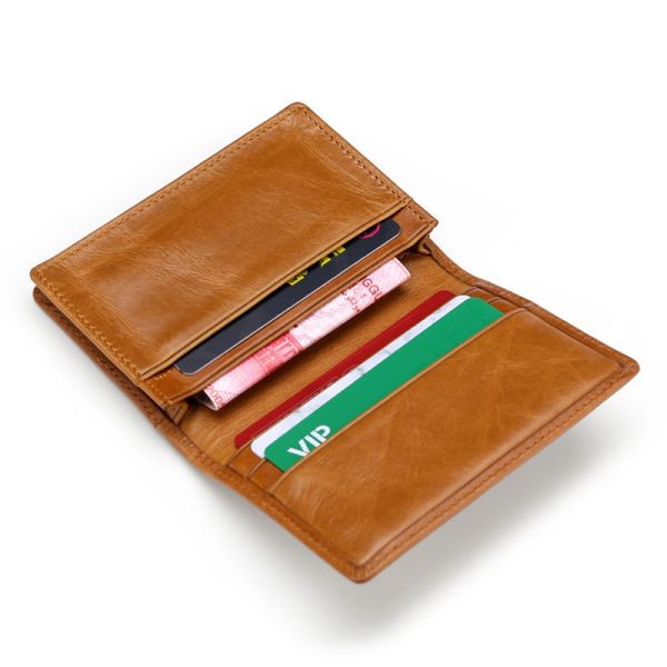 Custom England Style RFID ID Credit Business Cardholder Leather Credit Card Holder Wallet