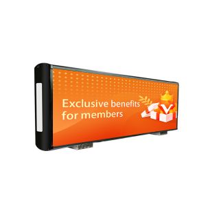 High Brightness P2 Double-Sided Taxi Top LED Display 2mm GPS Digital Taxi Tops