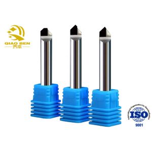 Aluminum Alloy High Gloss Pcd Milling Cutter 10mm Shank Diameter