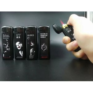 Fashionable Rechargeable Plastic Windproof Electronic Cigarette Smoking Lighter