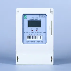 China 50Hz Frequency Three Phase Prepaid Energy Meter with RS485 Interface and High Accuracy Class 1.0 on sale