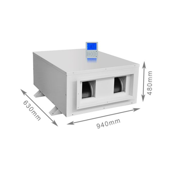 90 L/D High Temperature Resistant Machine Ceiling Mounted Dehumidifier Swimming Pool Metal Dehumidifier for Industrial