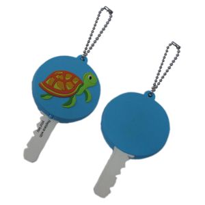 Flexible Double Sides 3D 2D Soft Pvc Keychain Pantone Color