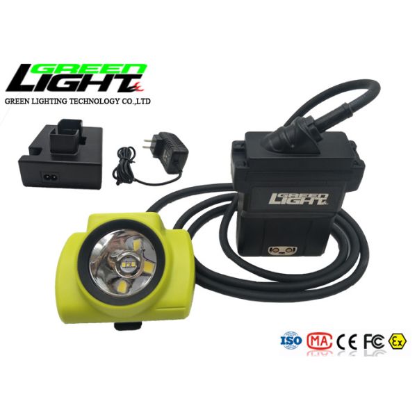Quality Magnetic Charging 530LUM 18000lux IP68 led Mining Cap Lamp for sale