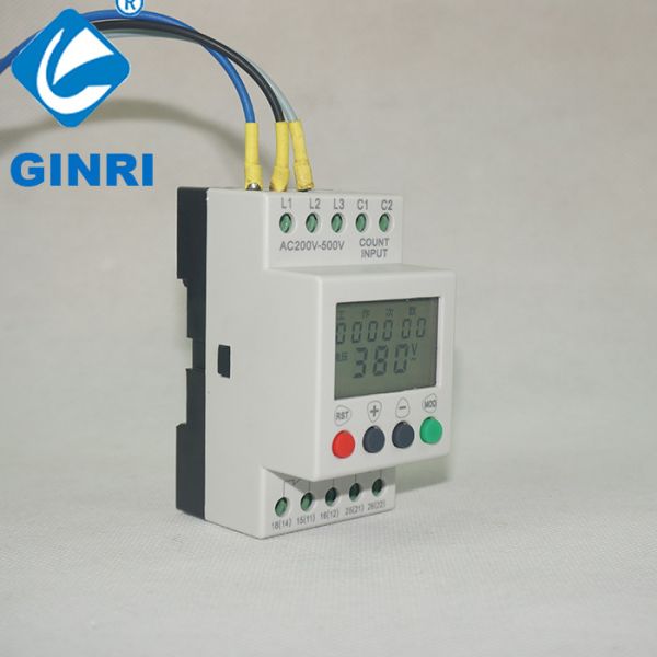 Digital 3 phase voltage monitoring relay , JVR1000 Monitoring Phase Reversal
