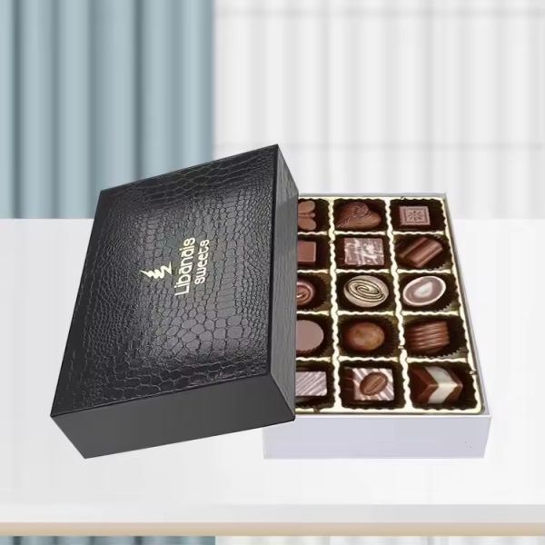 Crocodile Paper Food Paper Gift Box Baklava Sweet Box Customized Baklava Sweet Box