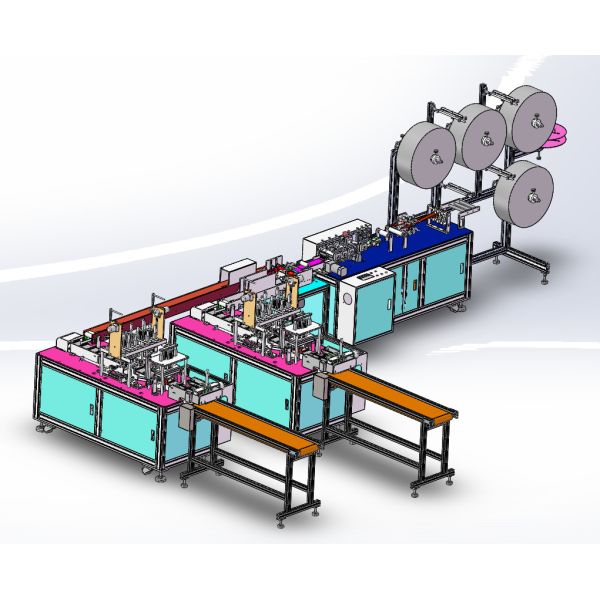 One Drag Two Earband Disposable Face Mask Machine