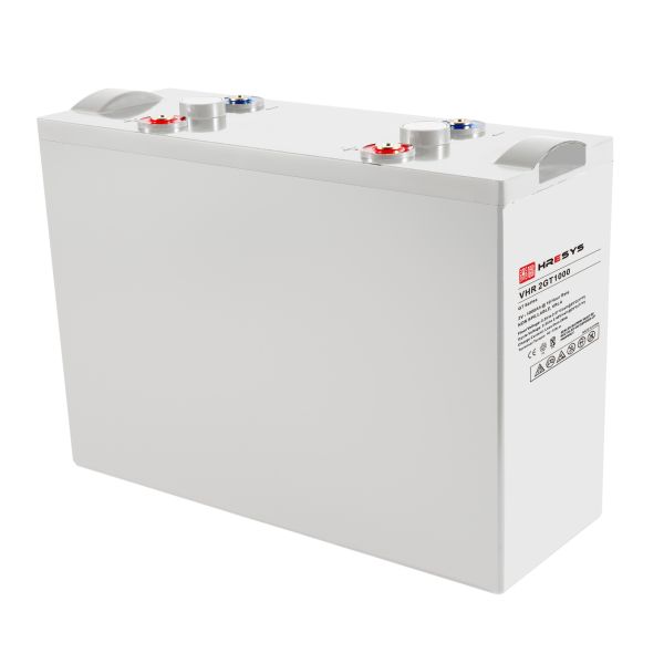 2 V 1000 AH Top Terminal VRLA AGM Battery for General Use ， L470mm x W170mm x