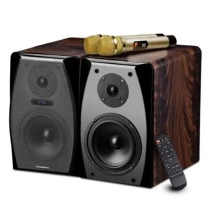 70W Home Theatre Active Bookshelf Speaker With Remote Control