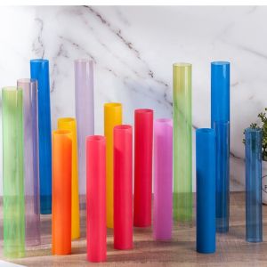 Custom High Toughness Plastic PE PC PVC HDPE PP Pipe With Extruding Modling Type