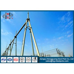 Wholesale 500KV Power Tubular Substation Steel Structures Electrical Power Transmission Line from china suppliers