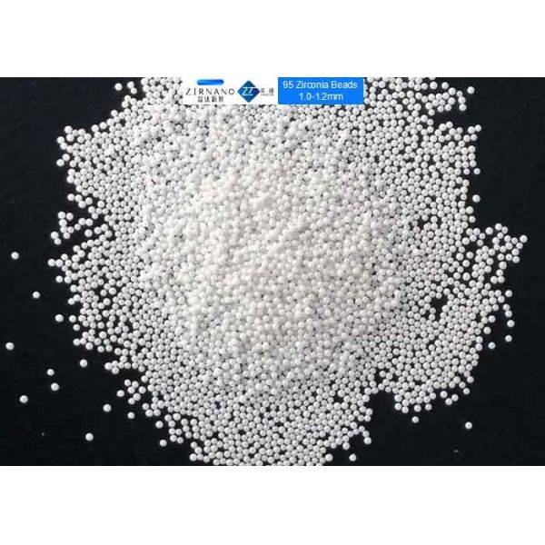 95 Zirconia Milling Media , Yttrium Stabilized Zirconia Grinding Media 1.0 - 1