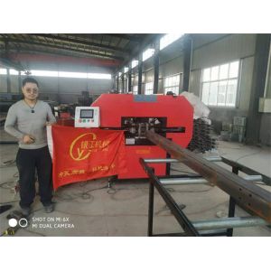 Automatic Guardrail Square Tube Shear And Punch Machine