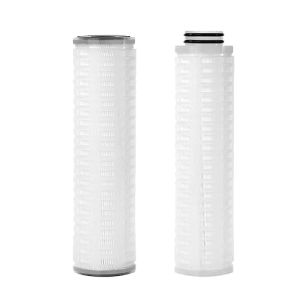 10 Inch Hydrophilic PES Membrane Pleated Filter Cartridges for Wine Fine