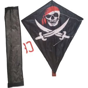 Wholesale Pirate Pattern Polyester Diamond Stunt Kite 82*88cm from china suppliers