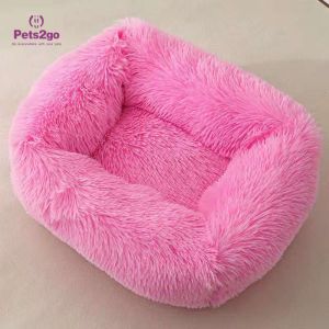 Comfortable Multi Color S L M Plush Dog Pillow Bed