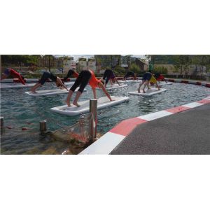 Durable Fodable Aqua Yoga Mat For Open Sea Grey Color 1m - 30m Length