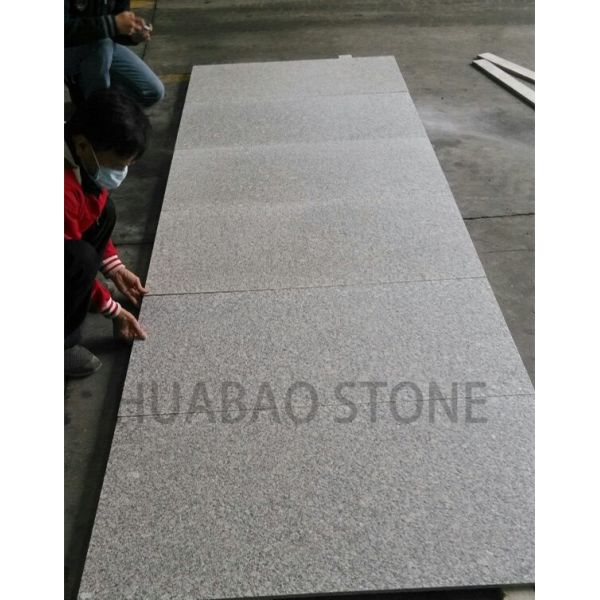Grey G602 Granite tile for floor honed polish flamed for stair wall countertop