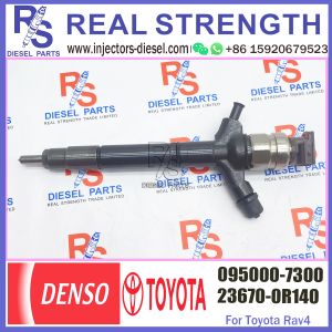 Common Rail Fuel Injector 23670-0R140 23670-0R190 095000-7300 for TOYO-TA 1AD