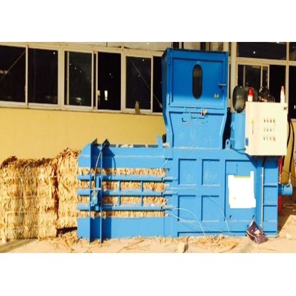 Hydraulic Baler Semi Automatic Strapping Machine With Four Door For Waste Paper
