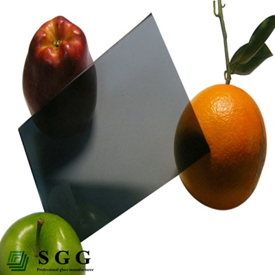 Black Coated Reflective Glass