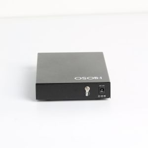 Hioso 4FE Metal Casing Onu 12V DC 20km Transmission EPON ONU Fixed 10/100 Base