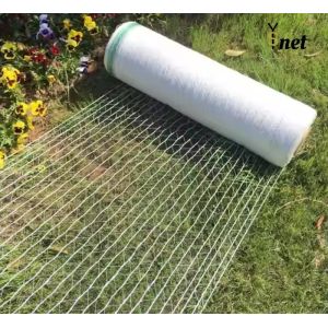 HDPE / Plastic / PP Biodegradable Bale Wrap Customized Net Wrap For Hay