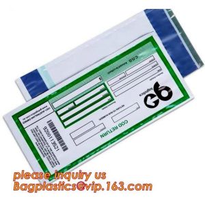 custom logo tamper tear proof plastic bank money envelopes mailing bag, Security