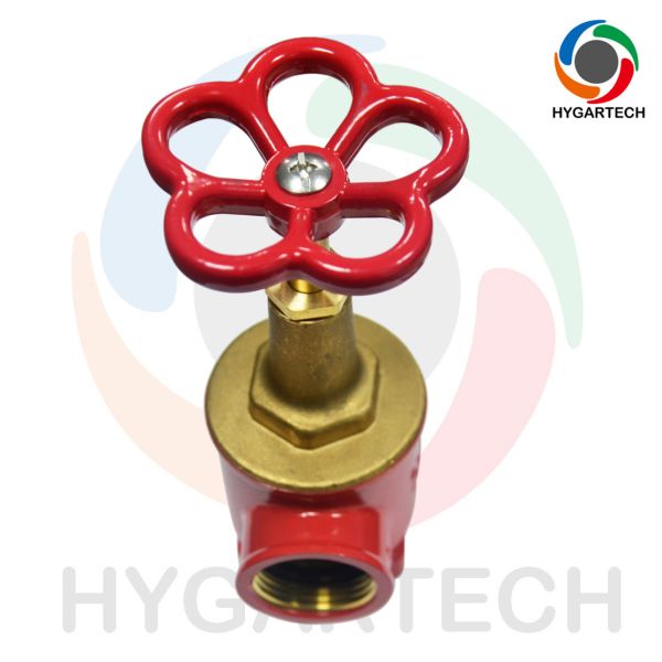 Brass Hydraulic Angle Fire Valve For Fire Hose Reel Hydrant And Cabinet With 1¼