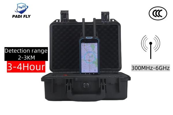 Handheld 3km Dji Fpv Autel Multi-Brand Drone Signal Detector with Screen Display