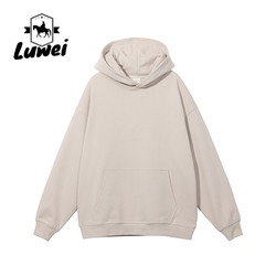 Premium Custom Blank Oversized Sweatshirt Pullover 100% Cotton Drop Shoulder