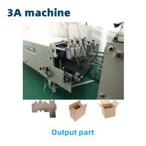 Easy to Operate CQT-1300 Automatic Folder Gluing Machine for Flat Box Carton Box