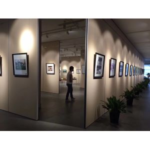 Floor to Ceiling Hanging System Sound proof Sliding Conference Room Folding Wall