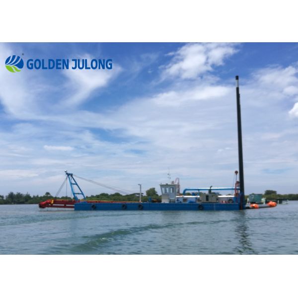 Quality Efficient JLCSD400 Cutter Suction Dredger River Dredging Machine with Diesel Engine for sale
